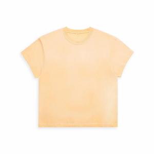 Camiseta de Algodón con Logotipo Personalizado, Estilo Vintage Lavado al Ácido, para Hombre, Talla Grande, Holgada, 100% Algodón - Product Image 1