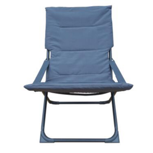 Chaise de patio Chaise de relaxation Chaise longue rembourrée en éponge en acier Chaise longue de loisirs - Product Image 2