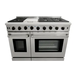 Nieuwe Collectie 48 Inch Economische Bereik Kok Met Oven Vrijstaande Gas Range