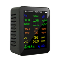 Détecteur de qualité de l'air Tuya WiFi PM2.5 PM10 CO2 10 en 1, moniteur de formaldéhyde HCHO TVOC AQI pour la maison et le bureau PST-MT13W