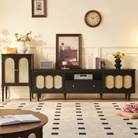 Meubles de chambre universels OEM avec meuble TV et cheminée, support TV et table basse, meubles de salon en bois pour armoires TV