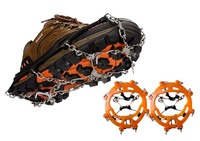 Couvre-chaussures à crampons antidérapants pour hommes et femmes, pour sports d'hiver et d'extérieur, pour la neige et la glace, pour l'escalade et l'escalade.