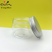 Pot en plastique de 140 ml avec couvercle à vis 68 filetages pour lotion de soin de la peau et cosmétiques en gros