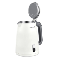 Bouilloire électrique AKANE A.80188W 1500W 2.0L Hervidor Eléctrico Ébullition rapide 360° °   Base pivotante avec voyant d'arrêt automatique pour usage domestique