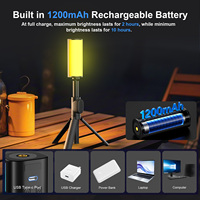Lampe de remplissage photo portable magnétique 2200 mAh, format de poche, RVB complet, 13 effets de scène, interface 1/4