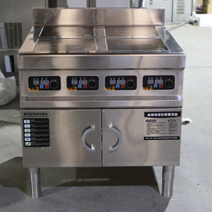 Cuisinière électromagnétique à induction en acier inoxydable à quatre têtes de haute qualité nouvelle pour les fournitures d'hôtel et de restaurant - Product Image 3