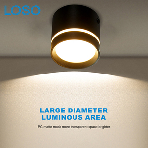 Sản phẩm mới nhà hàng cửa hàng bề mặt được gắn 5W 10W 15W Vòng nhôm trần <span class=keywords><strong>COB</strong></span> dẫn xuống ánh sáng - Product Image 2