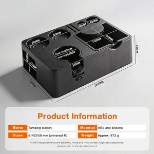 All-in-One Multifunction Espresso Tools Organizer ABS Tamping Station Base Tamper Holder - Product Image 2