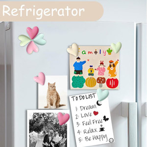 Imanes Decorativos 3D con Forma de Corazón para Refrigerador, Pizarra, Armario, Hogar y Oficina - Product Image 4