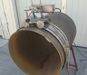 Machine de découpe à jet d'eau portable BTECH, découpe à froid mobile des tuyaux et des réservoirs, sans étincelles, anti-explosion, portative, 15 kW, triphasée - Product Image 5