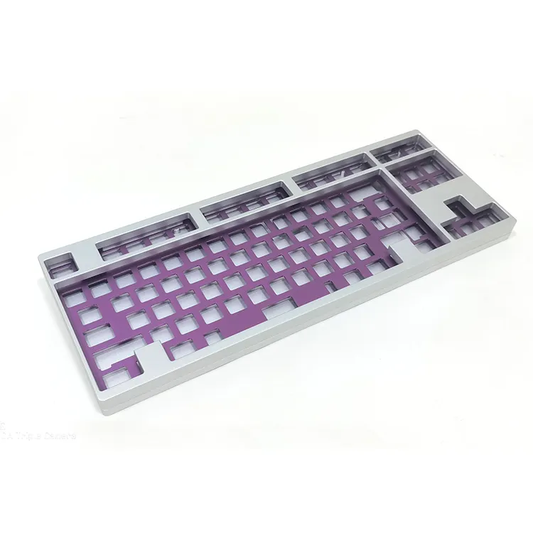 Alice tkl-funda de teclado mecánico, diseño personalizado, mecanizado cnc, metal de latón y aluminio