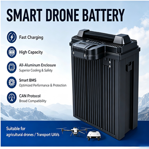แบตเตอรี่ลิเธียมโพลิเมอร์อัจฉริยะแบบชาร์จได้สำหรับโดรนเกษตรระยะไกล RC UAV รุ่น 15C 18S 14S 22000mAh 22Ah รุ่น BTV-Sm - Product Image 1