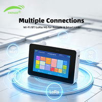 Analyseur IAQ intelligent connecté RS485 RJ45 4G WiFi LORA BT avec application cloud, alarme à distance, capteur de gaz extensible et unité de détection personnalisée