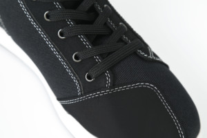 Bottes de course urbaines montantes en toile et cuir durable pour le quotidien, idéales pour la moto et le vélo - Product Image 6