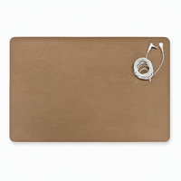Tapis de souris de mise à la terre pour bureau, motif grain de bois, conducteur, antistatique ESD