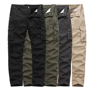 <span class=keywords><strong>Pantaloni</strong></span> Cargo in <span class=keywords><strong>cotone</strong></span> traspirante da uomo con tasche grandi piatte a metà tattico da Jogging Ropa Hombre rotto Streetwear per - Product Image 6