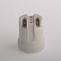Support de lampe en porcelaine E26 E27 F519 douille de lampe en céramique base de lampe à vis