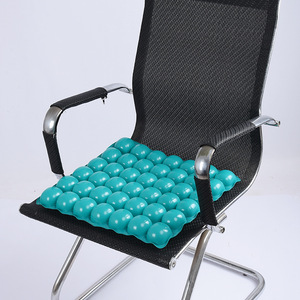 Coussin de siège respirant en PVC vert, fermeté moyenne, pour massage santé et usage senior - Product Image 1