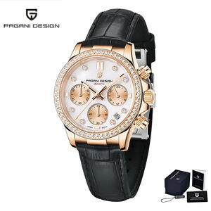 Reloj de Pulsera de Cuarzo Japonés para Mujer Pagani Design PD-1730 1730, Relojes de Pulsera de Lujo Vintage a Prueba de Agua para Chicas, Reloj para Damas + Caja - Product Image 1