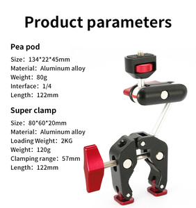 Комплект адаптера для камеры с зажимом для видеоблога и ЖК-монитора - Product Image 2
