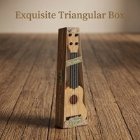 Beilisi Factory Direct Musical Instruments Bulk 4 String Mini Guitar Hole Wood Grain Acoustic Ukulele for Beginners 14+ Years