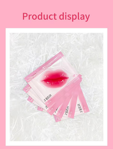 Masque pour les lèvres au collagène de pêche, patchs hydratants pour les lèvres, réparation des lèvres sèches et gercées, soin des lèvres de nuit pour des lèvres douces et lisses - Product Image 4