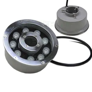 18w ip68 rgb led fountain lights,dc12v underwater lights for pond/pool/fountain lighting use