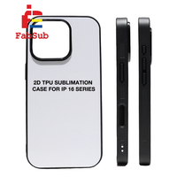 Nouveautés Coques de téléphone TPU 2D Feuille d'aluminium Conception de logo personnalisé Coque de téléphone en caoutchouc TPU pour iPhone Série 16