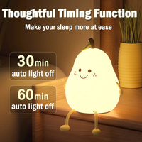 Lampe de bureau rechargeable USB 7 couleurs pour dormir, lampe décorative, cadeaux de Noël pour bébé et enfants, lampe de nuit Yeelight en silicone