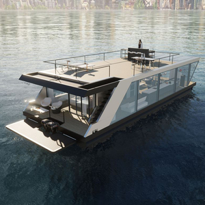 Casa de agua Modular, casa móvil pequeña, proyecto de <span class=keywords><strong>Hotel</strong></span> flotante, casa de botes solares, casas flotantes con ventana <span class=keywords><strong>grande</strong></span> - Product Image 4