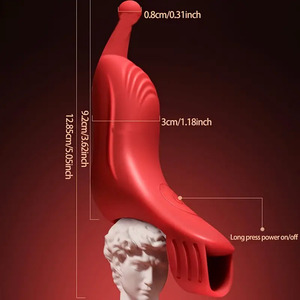 Vibratore a Dito in Silicone con 10 Modalità di Vibrazione, Impermeabile, Stimolazione del Punto G e Clitoride, Giocattolo Sessuale per Adulti, Rosa - Product Image 4