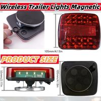 Kit de feux de remorquage de remorque LED étanche 12V pratique accessoires de pièces d'auto nouvel état pour bateau et voiture