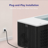 Baignoire de plongeon froid tout-en-un 1HP 2HP avec pompe à eau et refroidisseur intégrés WPC pour la récupération
