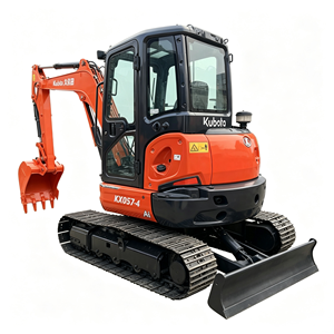 รถขุดขนาดเล็ก Kubota KX057-5 มือสอง 5 ตัน 6 ตัน เครื่องจักรเคลื่อนย้ายดิน รถตีนตะขาบราคาถูก มีสินค้าในสต็อก - Product Image 1