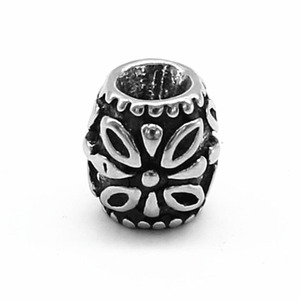 Cuentas cilíndricas de acero inoxidable yunnique de 3,0 mm para la fabricación de pulseras, cuentas espaciadoras, accesorios de joyería - Product Image 2