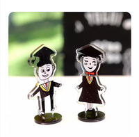 Nouvelle Décoration de Bureau Promotionnelle Personnalisée en Acrylique Transparent Écologique avec Motif Nautique de Dessin Animé pour Halloween, Vente en Gros