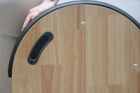 Barril de Entrenamiento de Pilates MJD M301A de Roble Macizo para Sesión de Ejercicio con Reformer