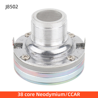 Haut-parleur de compression HF en néodyme J8502 34 mm, 40 W, 8 ohms, tweeter à diaphragme en titane 74 mm pour réparation de haut-parleur PA, système audio DIY