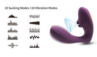 Vibrateur de culotte portable 100 % étanche avec 10 modes de vibration et contrôle à distance par application pour couples