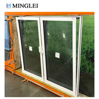 Ventana Moderna Minimalista de Marco Estrecho de Aluminio, Abatible y Giratoria, Certificada por NFRC, con Rotura de Puente Térmico y Triple Acristalamiento