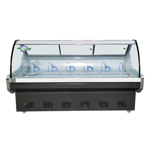 出厂价商用肉类展示冷藏柜，带直接冷却功能、LED灯和钢化玻璃 - Product Image 5