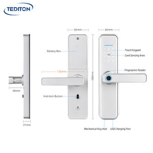 Cerradura Inteligente <span class=keywords><strong>Orvibo</strong></span> F180 con Huella Digital, Reconocimiento Facial, Wifi, Cerraduras Inteligentes para Puerta de Casa - Product Image 3