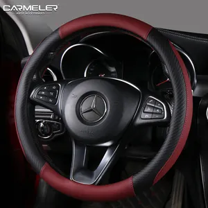 Hot Sell Custom Color Wear-resistant fashion gifts branded designer Steering Wheel Cover Four Seasons for women