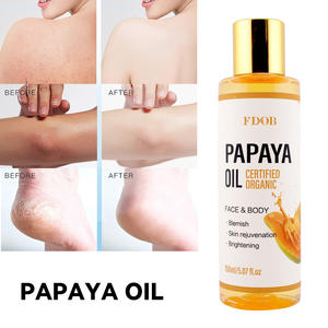 100% Pure Organic Papaya Óleo Corporal Massagem Sexual Corporal Body Shimmer <span class=keywords><strong>Oil</strong></span> Papaya Óleo Essencial para cuidados com a pele - Product Image 6