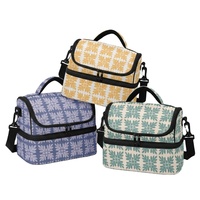 Sac isotherme à double couche personnalisé pour enfants, motif Ulu, style hawaïen, pour pique-nique et boîte à lunch scolaire