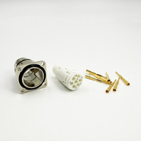 Connecteur de câble en zinc étanche et antidéflagrant M17, basse tension 6-12 mm, IP67, marque CHAINMOTION pour l'automatisation industrielle/servo