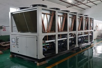 80HP 100HP 120HP 160HP 200HP 240HP refroidisseur industriel refroidisseur d'eau à vis refroidi par air fabricant