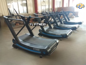 YL-T004-<span class=keywords><strong>2</strong></span> Dezhou Fabrieksfabrikant Commerciële Fitnessapparatuur Fitness Woodway Curve Mechanische Handmatige Loopband - Product Image 3