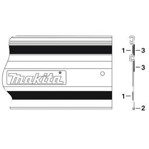 MAKITA - 423361-5 Rail inférieur antidérapant-EAN POWER TOOLS ACCESSOIRES ACCESSOIRES POUR CULTURES - Product Image 1