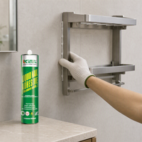 Adhésif sans clou pour panneaux muraux, bois, carrelage, pierre, décoration intérieure, colle de construction pour matériaux de construction, vente en gros
